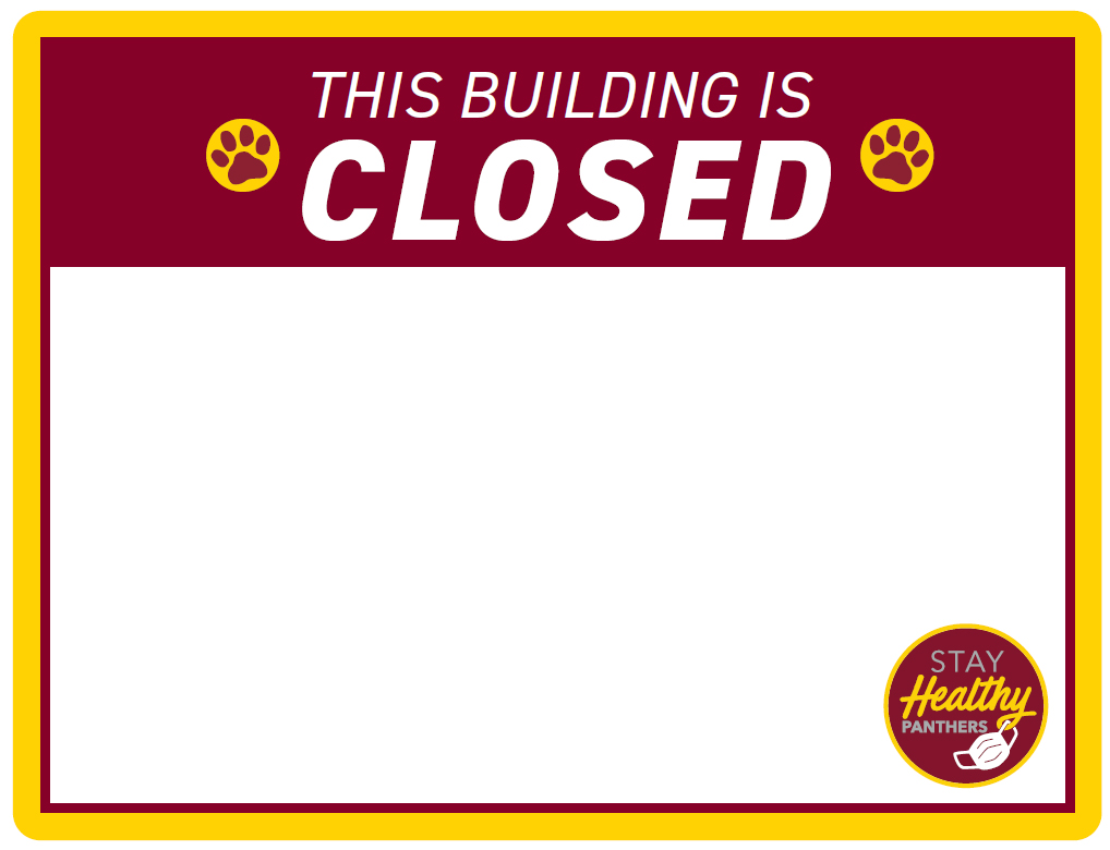 This Building Is Closed sign