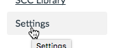 Settings Tab