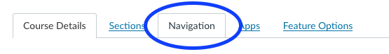 Navigation Tab