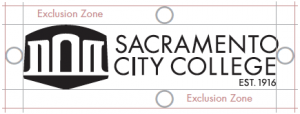 SCC primary logo exclusion zone