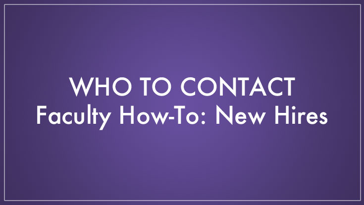 Who to Contact